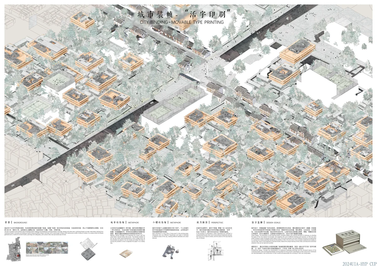 城市装帧-“活字印刷”
City Binding - "Movable Type Printing"