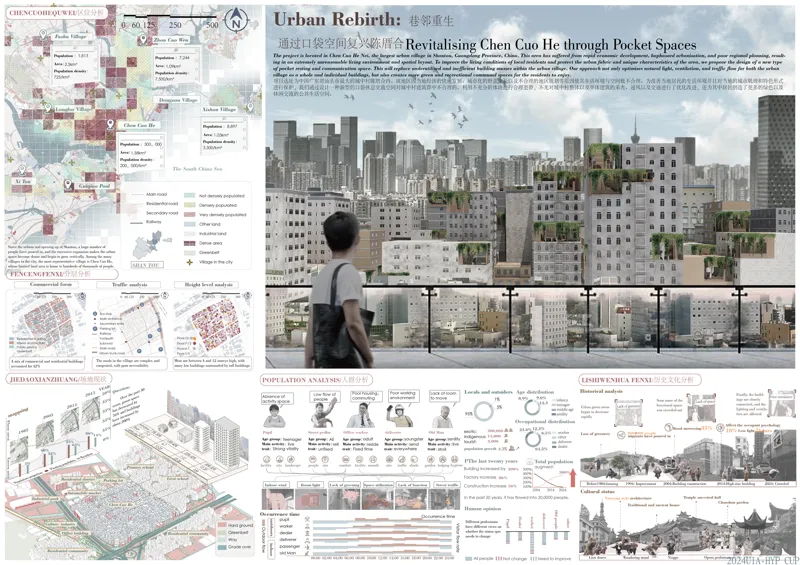 巷邻重生--通过口袋空间复兴陈厝合
Urban Rebirth: Revitalising Chen Cuo He through Pocket Spaces